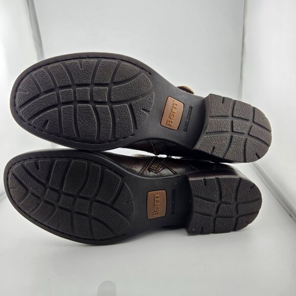 Born Mayne Women's Boots – Size 8M – Dark Castagno Distressed Brown - Picture 11 of 12